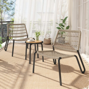 Ensemble bistro 3 pièces, beige
