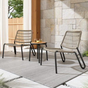 Ensemble bistro 3 pièces, beige