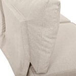Ensemble fauteuil lounge de jardin avec 2 canapés 2 places, 2 tables d’appoint et 1 table, beige_14