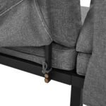 Ensemble fauteuil lounge de jardin avec 2 canapés 2 places, 2 tables d’appoint et 1 table, gris_15