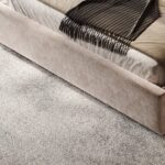Lit brume en velours chenille taupe_4