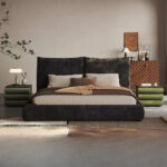 Lit vesper en velours chenille noir_21