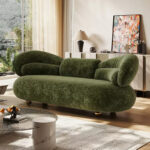 Canapé design Mousse d’Art en velours chenille_20