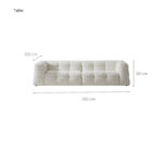 Canapé guimauve en tissu flanelle doux_3