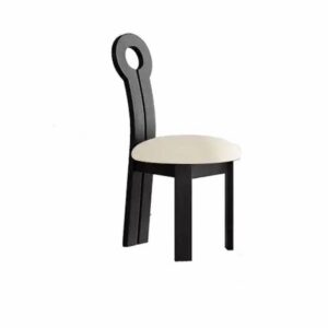 Chaise Océane en tissu anti-griffes et frêne blanc