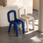 Chaise Onde en velours _8