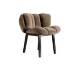 Chaise Pétale en velours et frêne blanc_11
