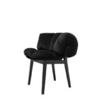 Chaise Pétale en velours et frêne blanc_25