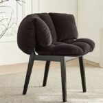 Chaise Pétale en velours et frêne blanc_61