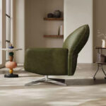 Fauteuil Éclosion en cuir huilé vieilli _8