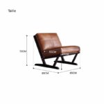 Fauteuil Octane en cuir huilé vieilli_1