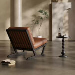 Fauteuil Octane en cuir huilé vieilli_10