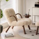 Fauteuil Plume d’Agneau en laine polaire_2