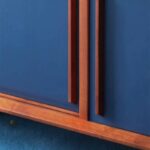 Buffet Palette Bleu Crème avec porte coulissante_9